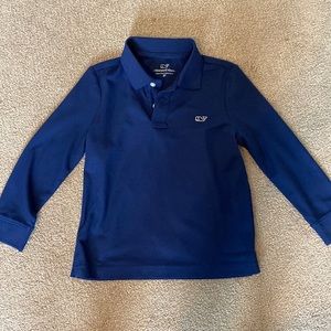 Toddler Vineyard Vines Long Sleeve Polo